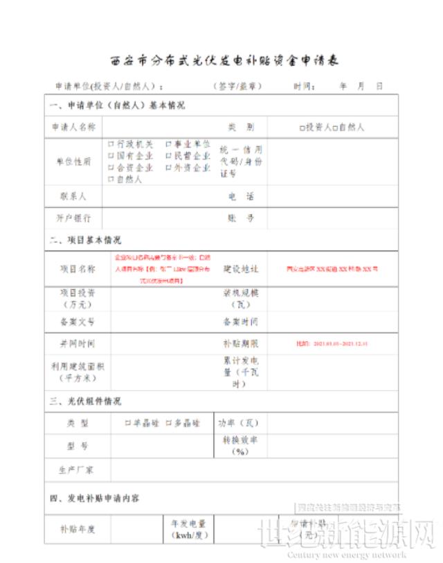 0.1元/度！陜西西安高新區啟動2021年度分布式光伏補貼資金申報工作