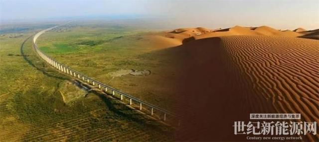 光伏治沙，沙海披綠裝-古瑞瓦特光伏逆變器廠家