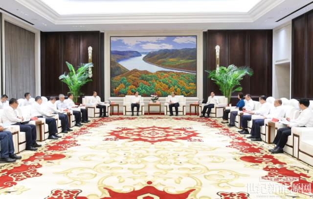 國家電網(wǎng)董事長辛保安與黑龍江省委書記許勤、省長胡昌升會談