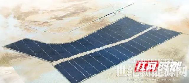 中國能建湖南火電參建的阿聯酋一光伏項目全容量并網發電