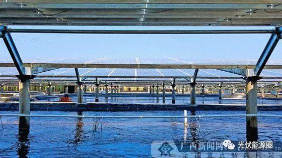 廣西首個(gè)海水漁光互補(bǔ)光伏電站并網(wǎng)發(fā)電