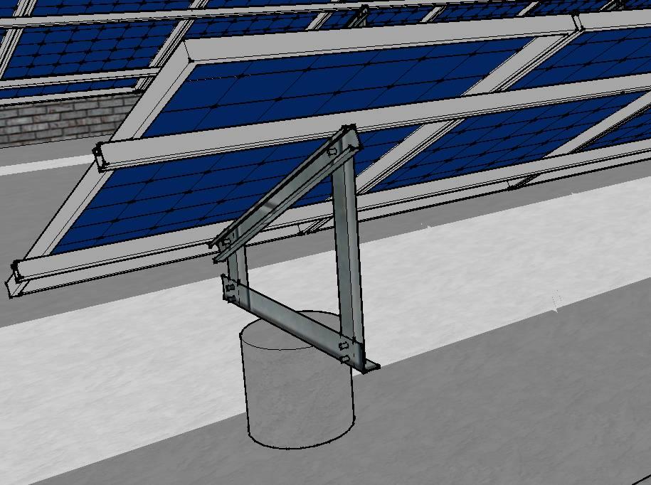 很美的模型：戶用分布式光伏組件安裝效果圖、坡屋頂效果圖