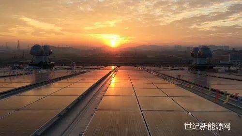 圖 | 阿里系光伏屋頂電站并網發電