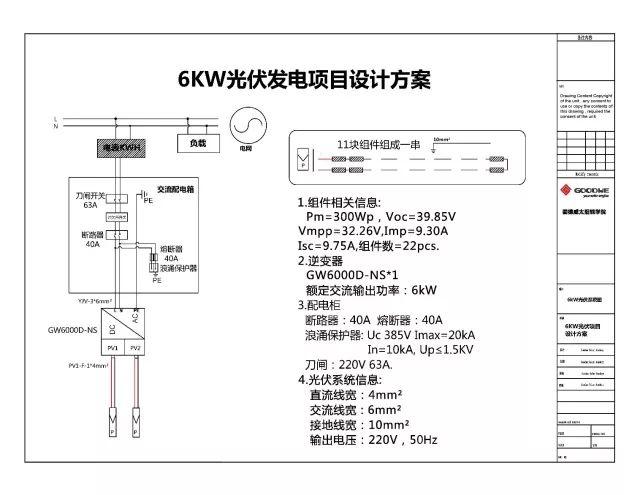 案例 | 6kW戶用光伏系統(tǒng)典型設計全過程（附詳細清單及25年發(fā)電量估算）